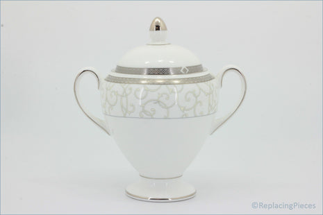 Wedgwood - Celestial Platinum - Lidded Sugar Bowl