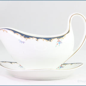 Wedgwood - Chartley - Fixed Gravy Boat & Stand