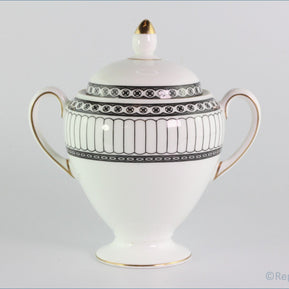 Wedgwood - Colonnade (Black) (R4340) - Lidded Sugar Bowl