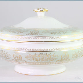 Wedgwood - Columbia (Sage Green) - Lidded Vegetable Dish