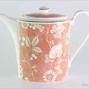 Wedgwood - Frances (Peach) - Coffee Pot
