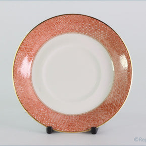 Wedgwood - Frances (Peach) - Coffee Saucer