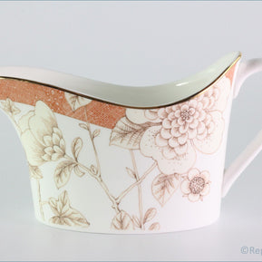 Wedgwood - Frances (Peach) - Gravy Boat