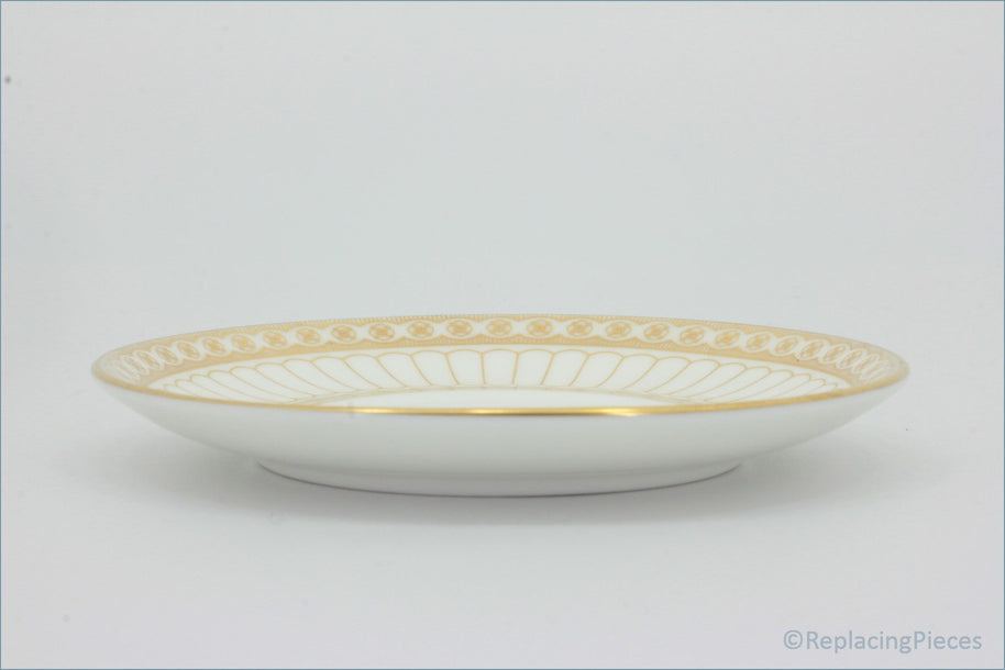 Wedgwood - Colonnade Gold (W4339) - Coffee Saucer (Curved Rim)