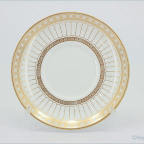 Wedgwood - Colonnade Gold (W4339) - Coffee Saucer (Curved Rim)