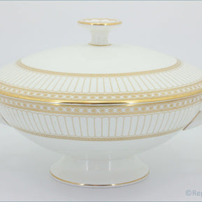 Wedgwood - Colonnade Gold (W4339) - Lidded Vegetable Dish