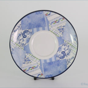 Wedgwood - Indigo - Breakfast Cup Saucer