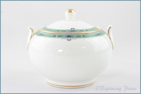 Wedgwood - Jade - Lidded Sugar Bowl (Squat)
