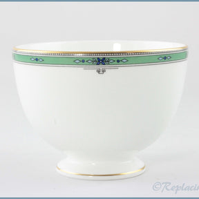 Wedgwood - Jade - Open Sugar Bowl (Footed)