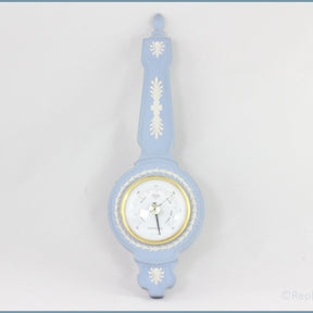 Wedgwood - Jasperware (Pale Blue) - Barometer