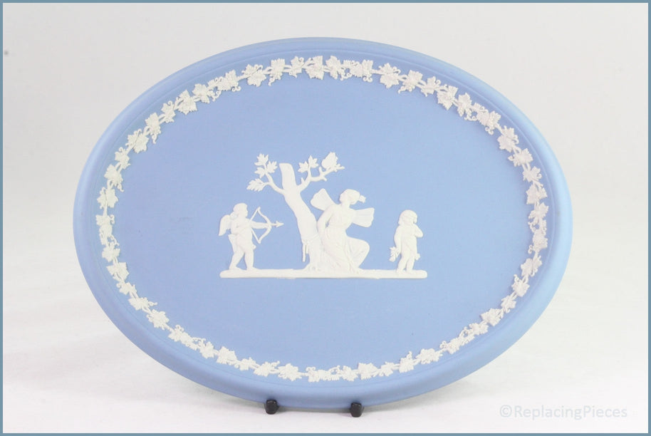Wedgwood - Jasperware (Pale Blue) - Dressing Table Tray