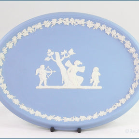 Wedgwood - Jasperware (Pale Blue) - Dressing Table Tray