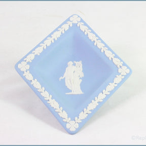 Wedgwood - Jasperware (Pale Blue) - Card Suits Pin Tray - Diamond
