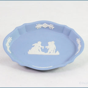 Wedgwood - Jasperware (Pale Blue) - Pin Tray (no.3)