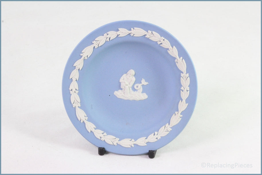 Wedgwood - Jasperware (Pale Blue) - Zodiac Pin Tray - Aquarius