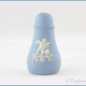 Wedgwood - Jasperware (Pale Blue) - Salt Pot