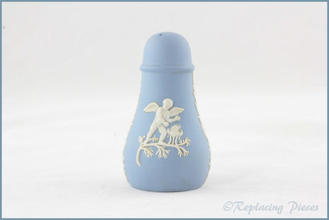 Wedgwood - Jasperware (Pale Blue) - Salt Pot