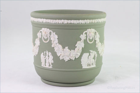 Wedgwood - Jasperware (Sage Green) - 4 7/8" Planter