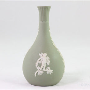 Wedgwood - Jasperware (Sage Green) - Bud Vase