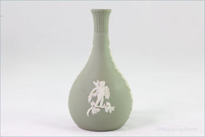 Wedgwood - Jasperware (Sage Green) - Bud Vase
