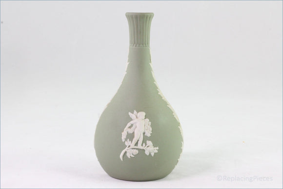 Wedgwood - Jasperware (Sage Green) - Bud Vase