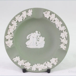 Wedgwood - Jasperware (Sage Green) - Ashtray (3 Rests)