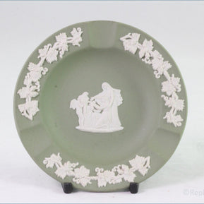 Wedgwood - Jasperware (Sage Green) - Ashtray (3 Rests)
