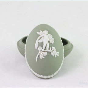 Wedgwood - Jasperware (Sage Green) - Small Egg