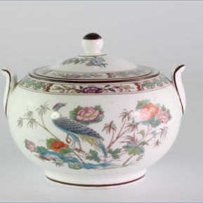 Wedgwood - Kutani Crane - Lidded Sugar Bowl