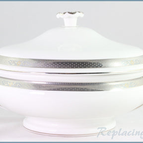 Wedgwood - Marcasite - Lidded Vegetable Dish