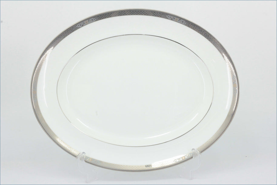 Wedgwood - Marcasite - 14 1/8" Oval Platter
