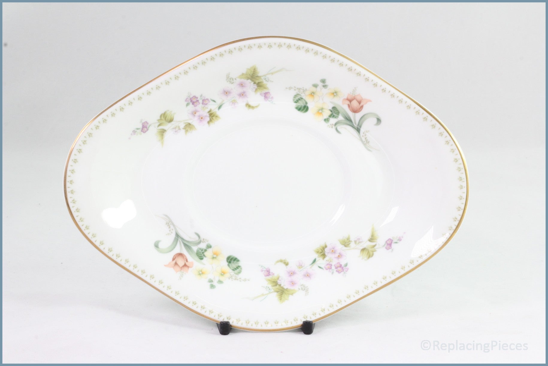 Wedgwood - Mirabelle (R4537) - Gravy Boat Stand ONLY