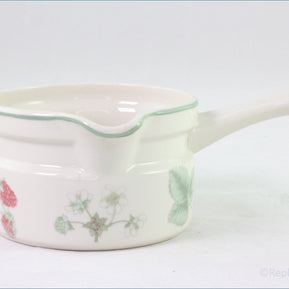 Wedgwood - Raspberry Cane - Gravy Boat