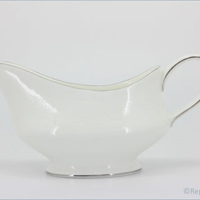 Wedgwood - Silver Ermine - Gravy Boat