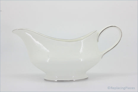 Wedgwood - Silver Ermine - Gravy Boat