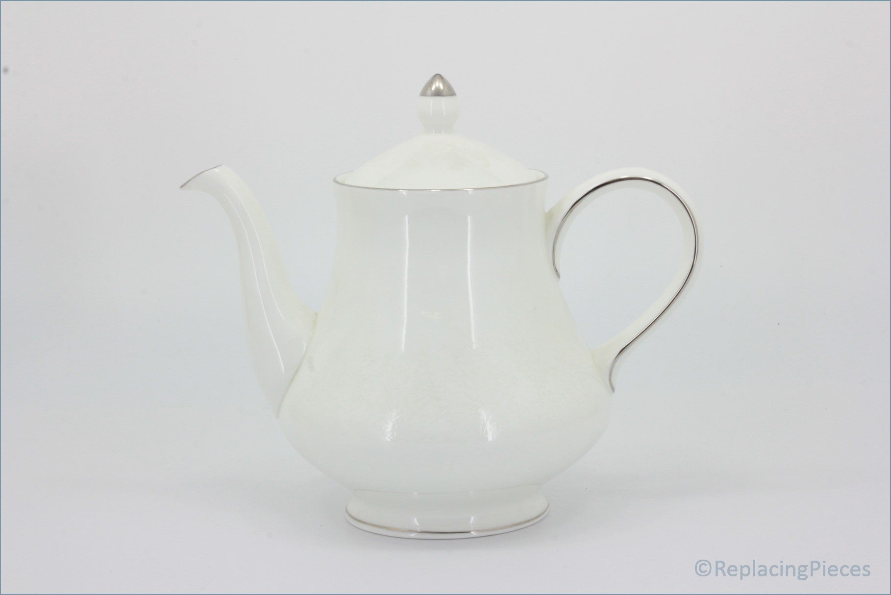 Wedgwood - Silver Ermine - Teapot