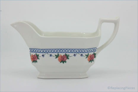 Wedgwood - Trellis Rose - Gravy Boat