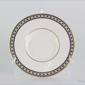 Wedgwood - Ulander (Black) - Coffee Saucer