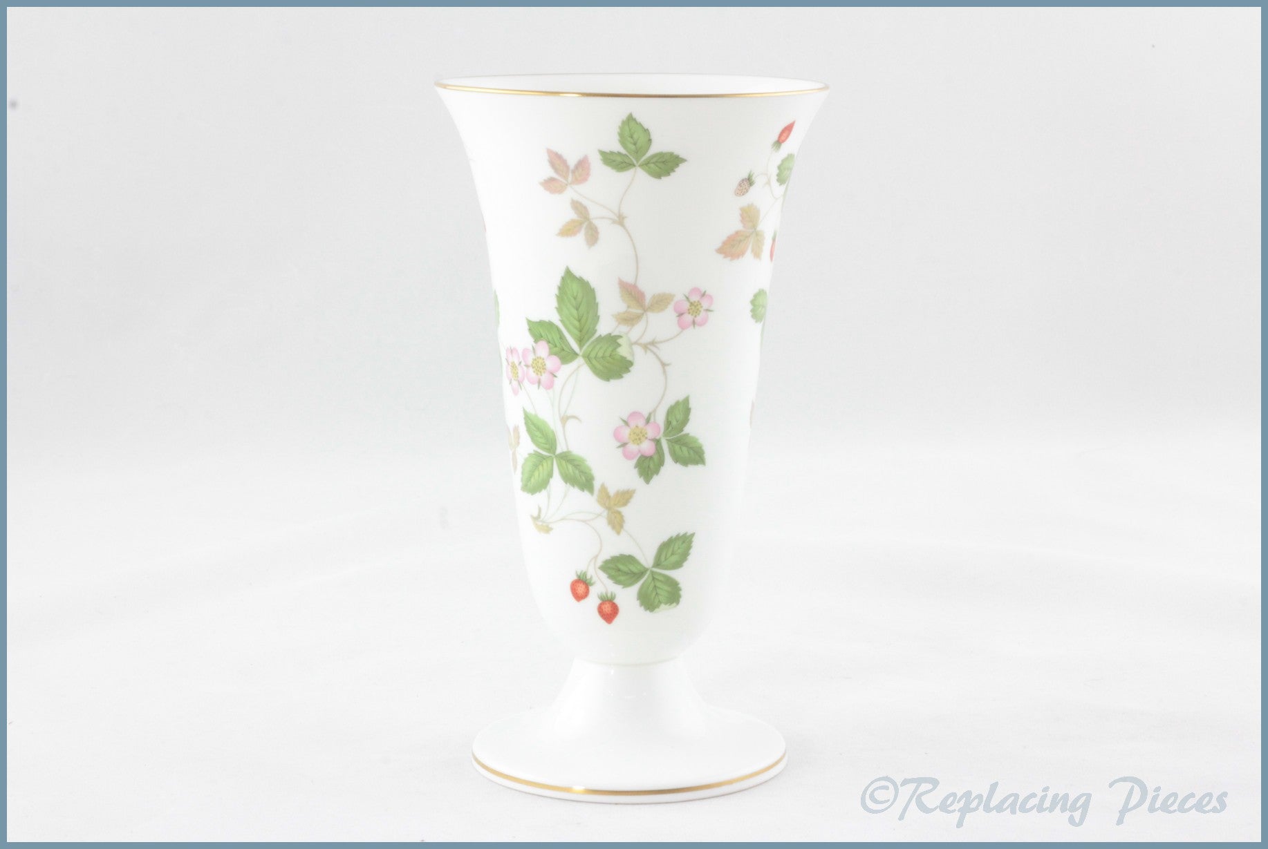 Wedgwood - Wild Strawberry - Trumpet Vase