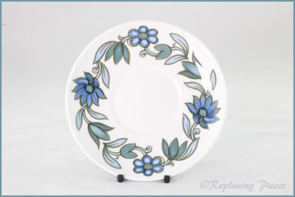 Wedgwood (Susie Cooper Design) - Art Nouveau (Blue) - Tea Saucer