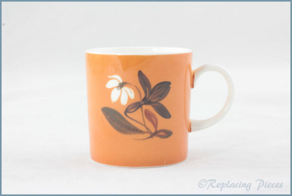 Wedgwood (Susie Cooper) - Flower Motif (Series B) - Coffee Can (Orange)