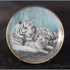 Franklin Mint - National Wildlife Federation - White Tigers