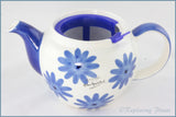 RPW112 - Whittards - Teapot (Tea Clipper - Blue Flowers)