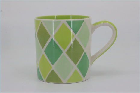 RPW295 - Whittards - Mug (Green Diamonds)
