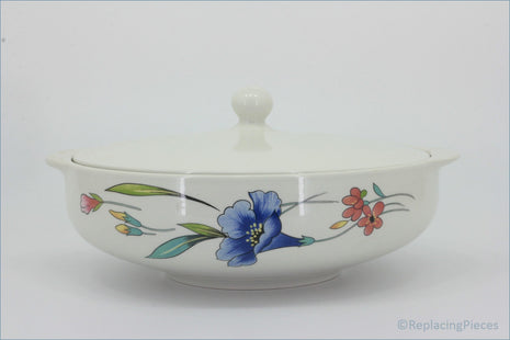 Woods - Alpine Meadow - Lidded Vegetable Dish (Plain Lid) 