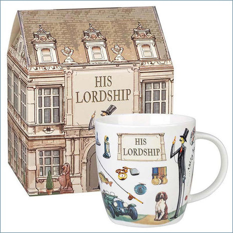 Queens By Churchill - At Your Leisure - His Lordship Mug In Giftbox - New