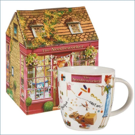 Queens By Churchill - At Your Leisure - The Needleworker Mug In Giftbox - New