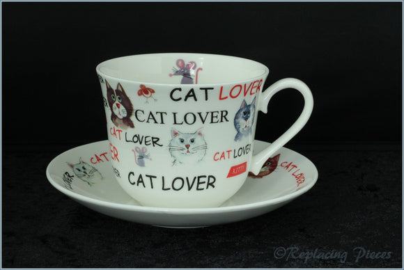 Roy Kirkham - Love My Cat - Breakfast Cup & Saucer