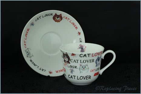 Roy Kirkham - Love My Cat - Breakfast Cup & Saucer