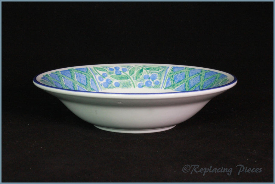 Staffordshire - Blueberry & Trellis - Cereal Bowl